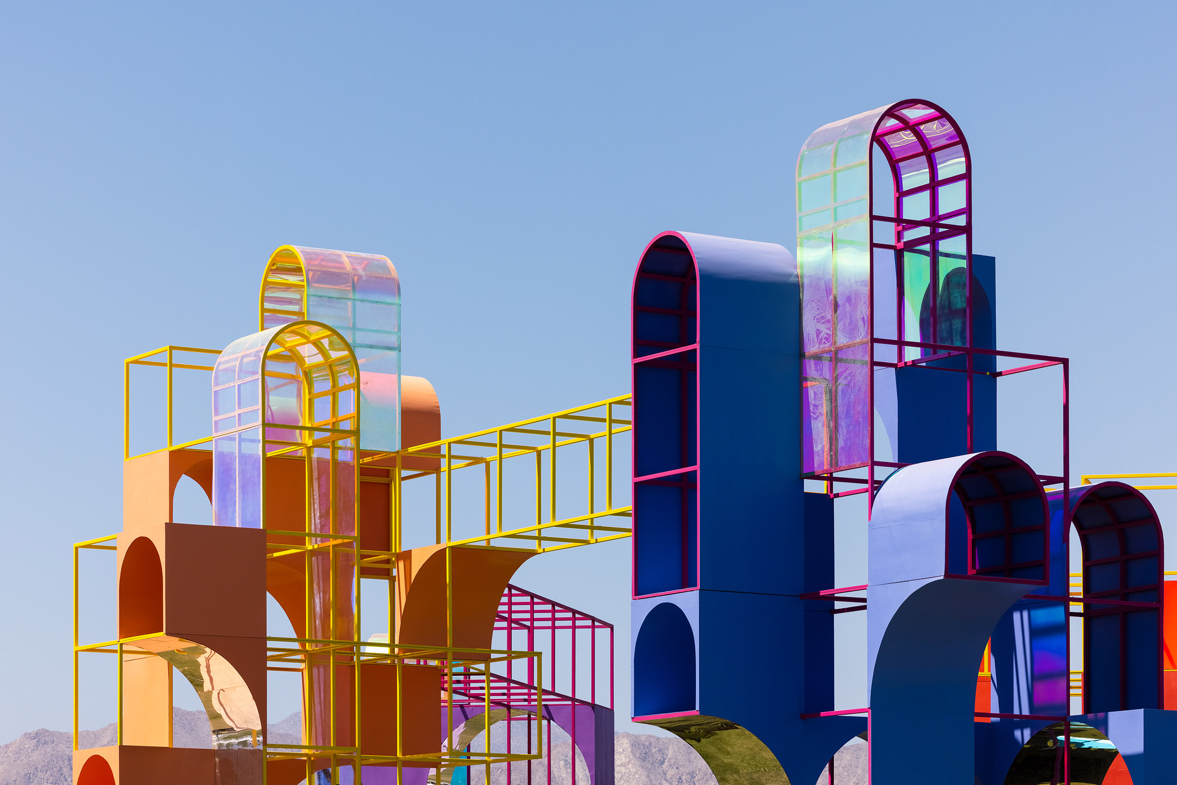 Playground en Festival Coachella, diseñado por Architecture studio Architensions