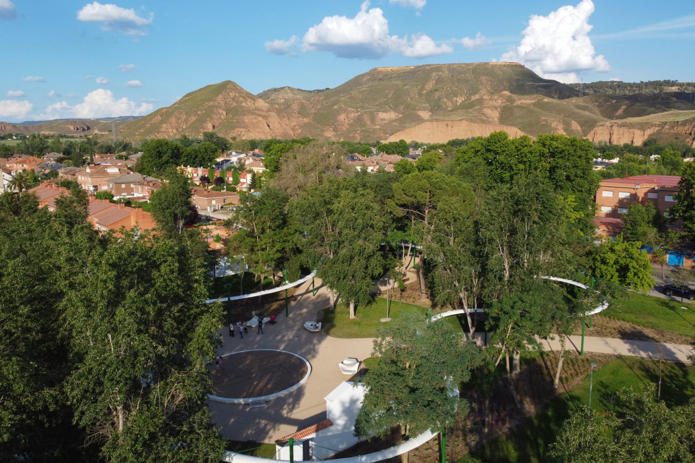 Vista aérea del Parque Andalucía