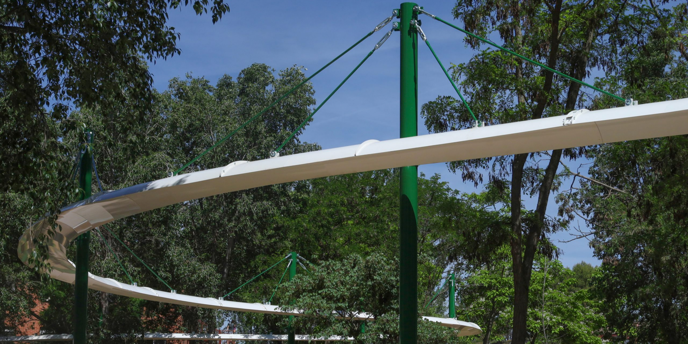 Detalle de Pérgola luminosa